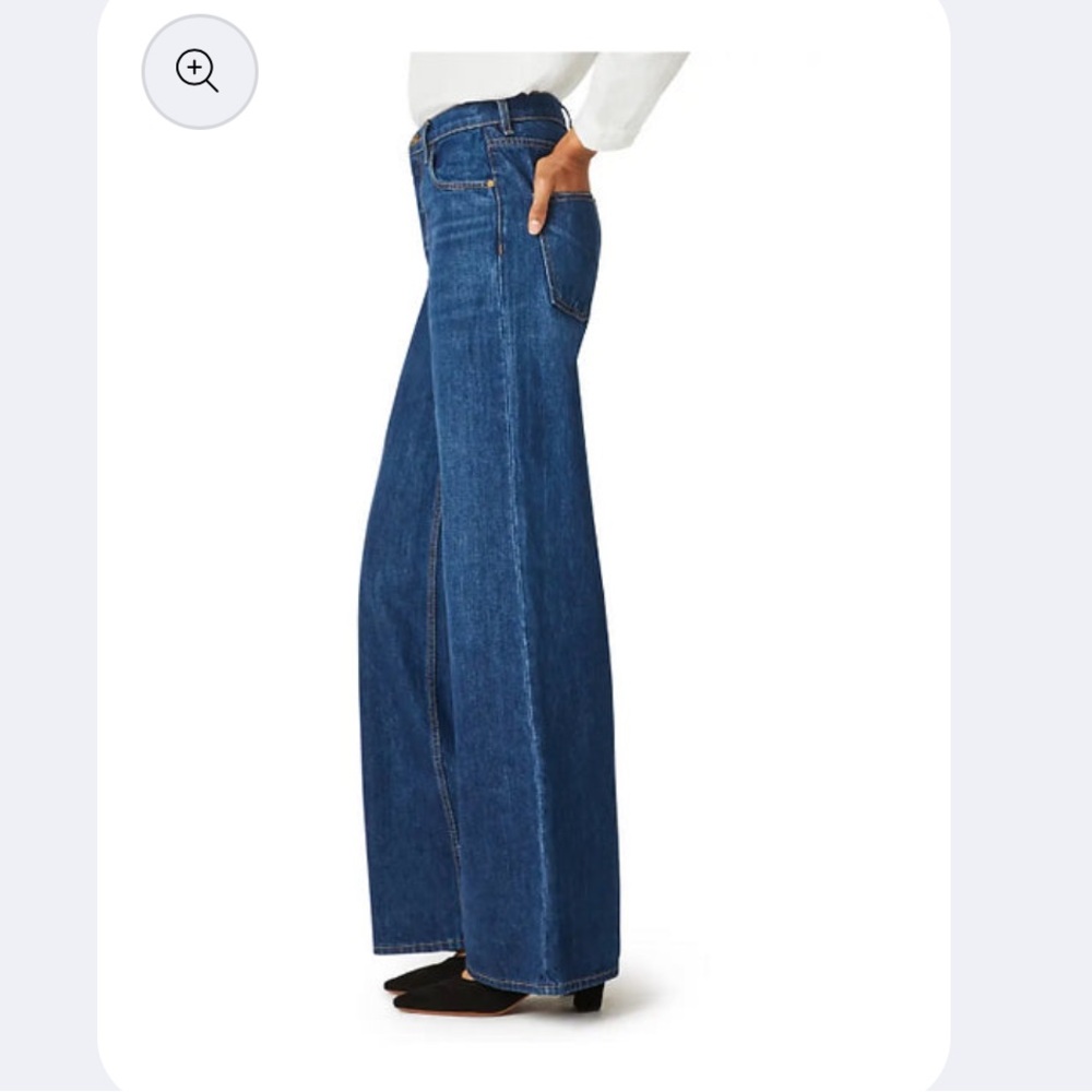 Classic Blue Wide-Leg Jeans - Picture 3 of 11
